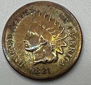 lot 10 image: 1881 Indian Head Penny