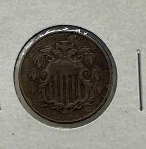 lot 24 image: 1868 Shield Nickel