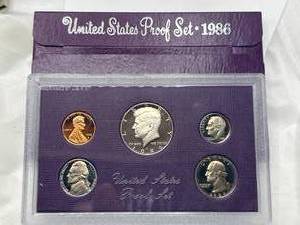 lot 42 image: 1986 United States Proof Set