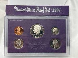lot 43 image: 1987 United States Proof Set