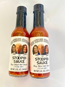 lot 54 image: Lot of 2 Bottles Stoopid Hot Sauce