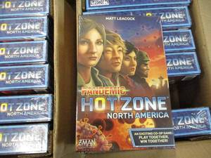 lot 116 image: Lot of 12 Pandemic Hot Zone North American Game