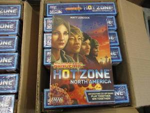 lot 117 image: Lot of 12 Pandemic Hot Zone North American Game