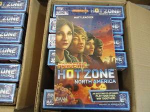 lot 118 image: Lot of 12 Pandemic Hot Zone North American Game