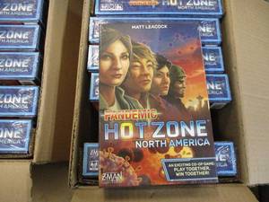 lot 119 image: Lot of 12 Pandemic Hot Zone North American Game