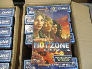 lot 120 image: Lot of 12 Pandemic Hot Zone North American Game