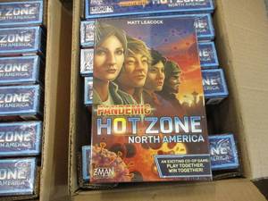 lot 121 image: Lot of 12 Pandemic Hot Zone North American Game