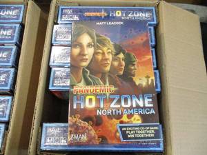 lot 122 image: Lot of 12 Pandemic Hot Zone North American Game