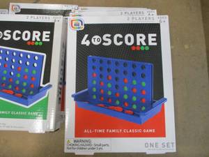lot 123 image: Lot of 10 - 4 to Score Game...