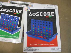 lot 125 image: Lot of 10 - 4 to Score Game...