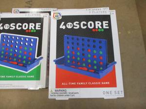 lot 128 image: Lot of 10 - 4 to Score Game...