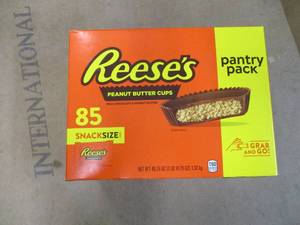 lot 138 image: 85 count Reeses Peanut Butter Cups- best date 072024