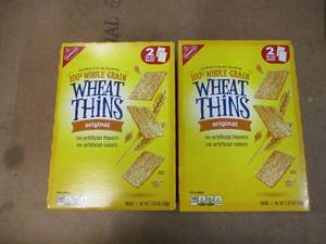 lot 143 image: Lot of 2 Original Wheat Thins- past best date