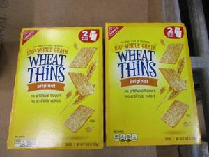 lot 147 image: Lot of 2 Original Wheat Thins- past best date