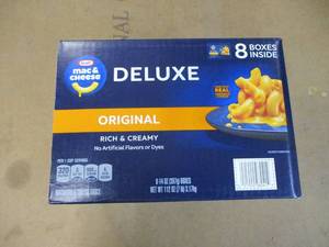 lot 168 image: 8 boxes Original Rich and Creamy Kraft Mac and Cheese- past best date Best by 12242023