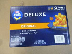 lot 169 image: 8 boxes Original Rich and Creamy Kraft Mac and Cheese- past best date Best by 12242023