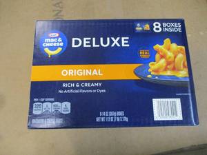 lot 170 image: 8 boxes Original Rich and Creamy Kraft Mac and Cheese- past best date Best by 12242023