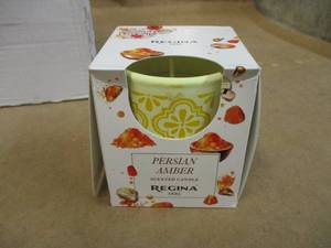 lot 172 image: 6 pack Regina Persian Amber Scented Candles