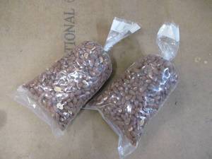 lot 184 image: 2 -2 lb. Oven Roasted Salted Almonds