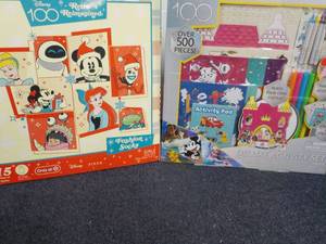 lot 108 image: Disney 15 Days of Socks and Deluxe Activity Set