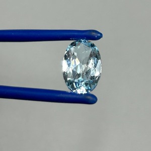 4 Carat Swiss Blue Topaz Oval Faceted Cut