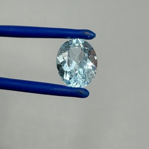 4.50 Carat Swiss Blue Topaz Oval Faceted Cut