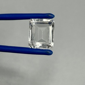 6.40 Carat Colorless Rock Crystal Quartz Rectangular Emerald Cut