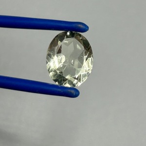 4.47 Carat Colorless Rock Crystal Quartz Oval Faceted Cut