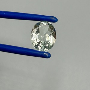 3.35 Carat Colorless Rock Crystal Quartz Oval Faceted Cut