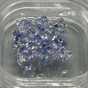 5.30 Carat Tanzanite Mixed Cut - Assorted Lot of Loose Stones, Various Sizes & Shapes