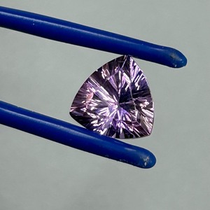 3 Carat Amethyst Triangular Trillion Faceted Cut