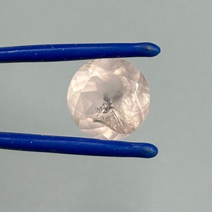 8 Carat Rose Quartz Round Faceted Cut