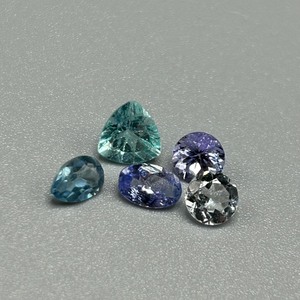 2.50 Carat Assorted Set of 5 Loose Stones, Various Sizes & Shapes