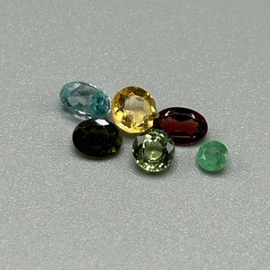 3 Carat Assorted Gems Mixed Cut - Set of 6 Loose Stones, Various Sizes & Shapes