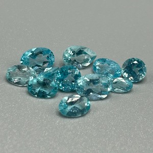 5.50 Carat Swiss Blue Topaz Mixed Cut - Assorted Lot of Loose Stones, Various Sizes & Shapes