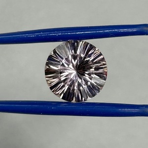 5 Carat Amethyst Fantasy Round Faceted Sunray Cut