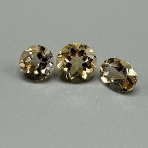 4.60 Carat Citrine Mixed Cut -Set of 3 Loose Stones, Various Sizes & Shapes