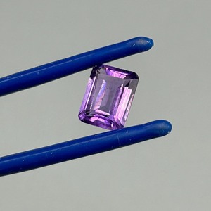 1.89 Carat Amethyst Rectangular Emerald Step Cut