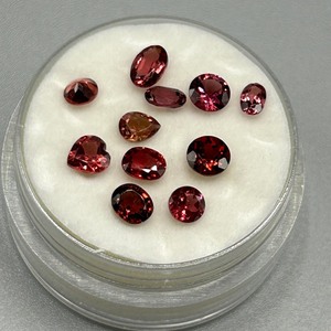 4.80 Carat Garnet Mixed-Cut - Assorted Lot of Loose Stones, Various Sizes & Shapes