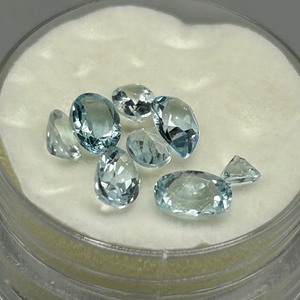 4.40 Carat Blue Topaz Mixed Cut - Assorted Lot of Loose Stones, Various Sizes & Shapes