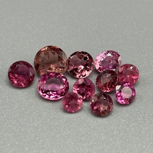 4.10 Carat Pink Tourmaline Mixed Cut - Assorted Lot of 11 Loose Stones, Various Sizes & Shapes