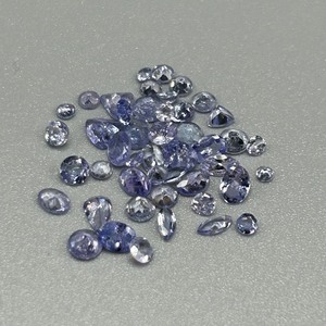 4 Carat Tanzanite Mixed Cut - Assorted Lot of Loose Melee Stones, Various Sizes & Shapes