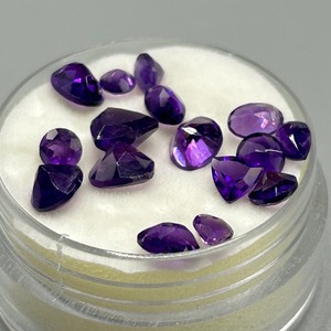 8.40 Carat Amethyst Mixed Cut - Assorted Set of Loose Stones, Various Sizes & Shapes