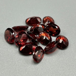 12 Carat Garnet Mixed Cut - Assorted Lot of Loose Stones, Various Sizes & Shapes