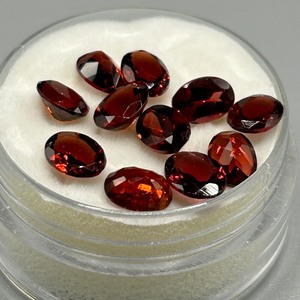 11.20 Carat Garnet Oval Faceted Cut - Assorted Lot of Loose Stones