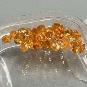 9.60 Carat Spessartite Garnet Mixed Cut - Assorted Lot of Loose Stones, Various Sizes & Shapes