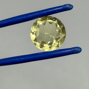 5.30 Carat Lemon Quartz Round Faceted Cut