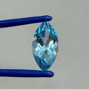 6.92 Carat Swiss Blue Topaz Marquise Faceted Cut