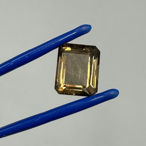 5.58 Carat Smoky Quartz Rectangular Emerald Step Cut
