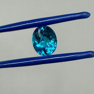2.51 Carat London Blue Topaz Oval Faceted Cut